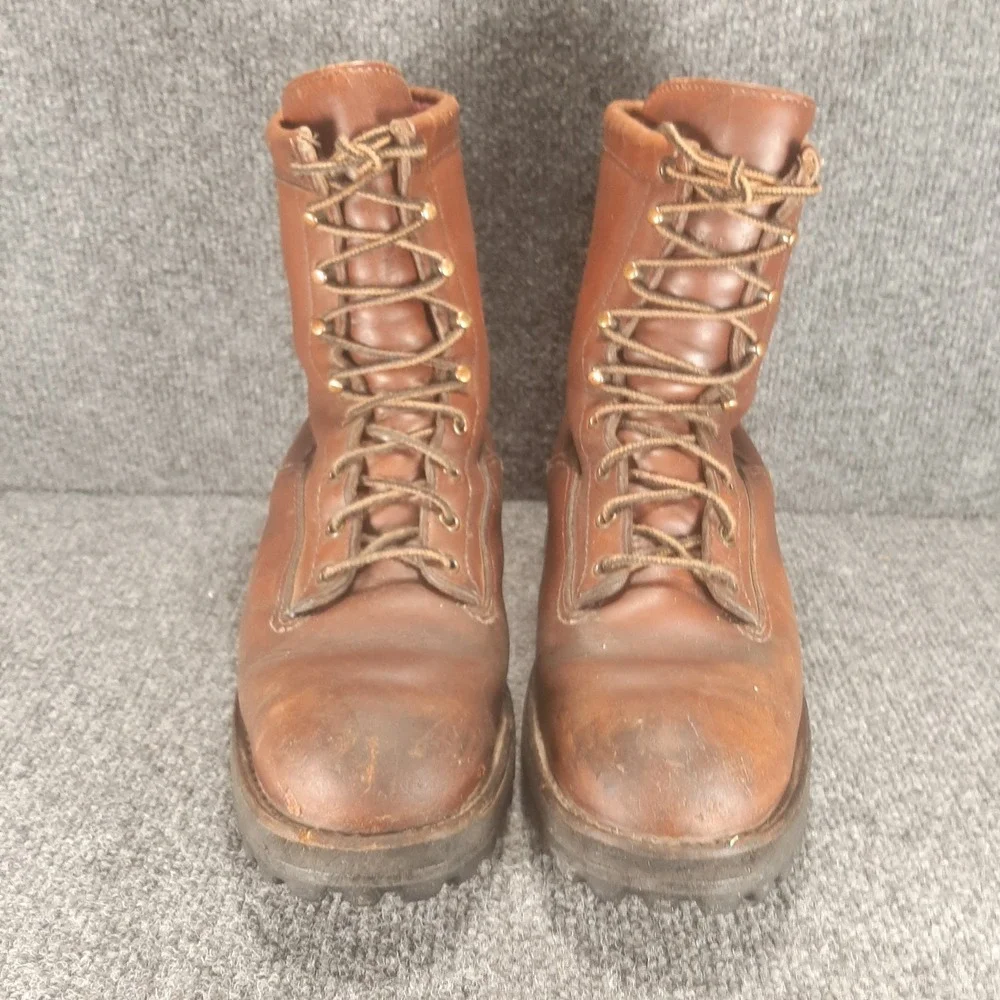 VTG Danner 63500 Brown Leather Hunting Work Boots Men's Size 8.5 D Gore-Tex USA